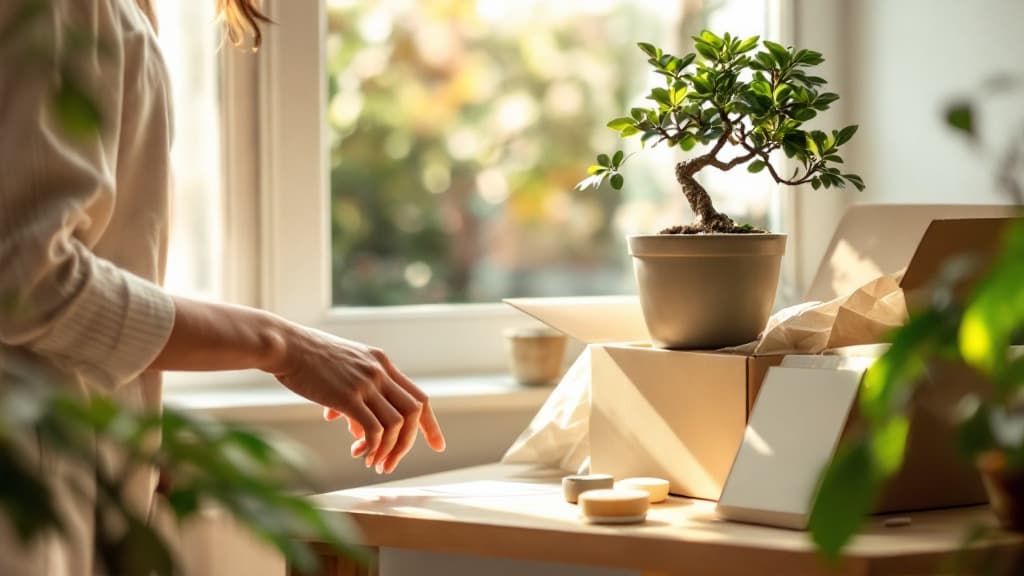 Curated bonsai collection